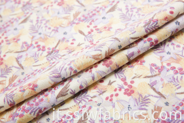 Jersey Plain Poly Crepe Fabric